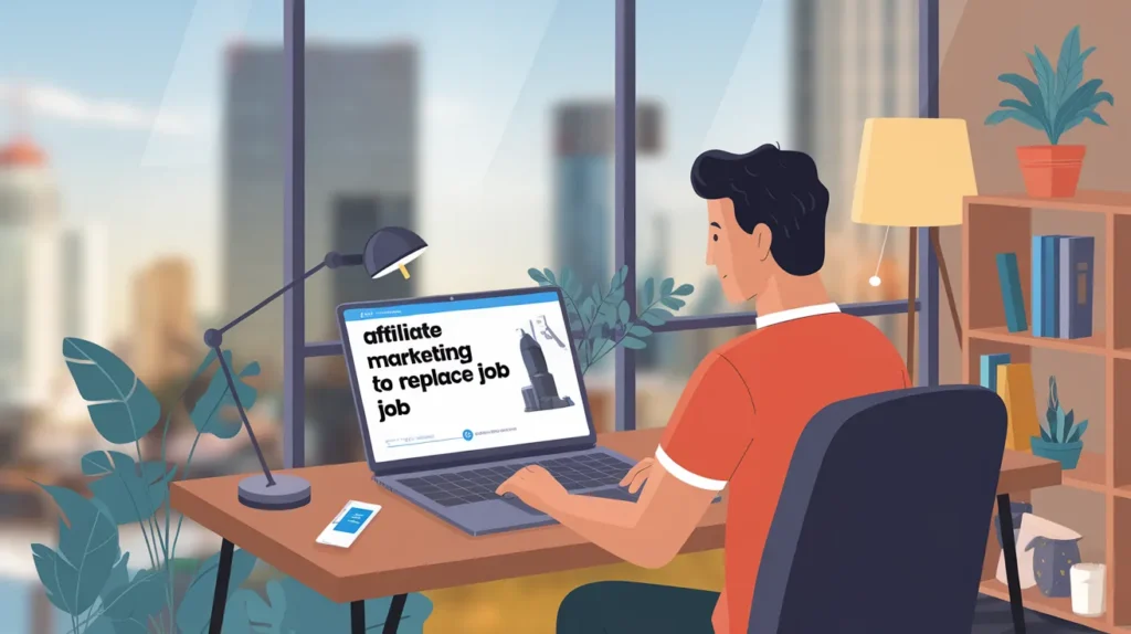 affiliate marketing to replace job