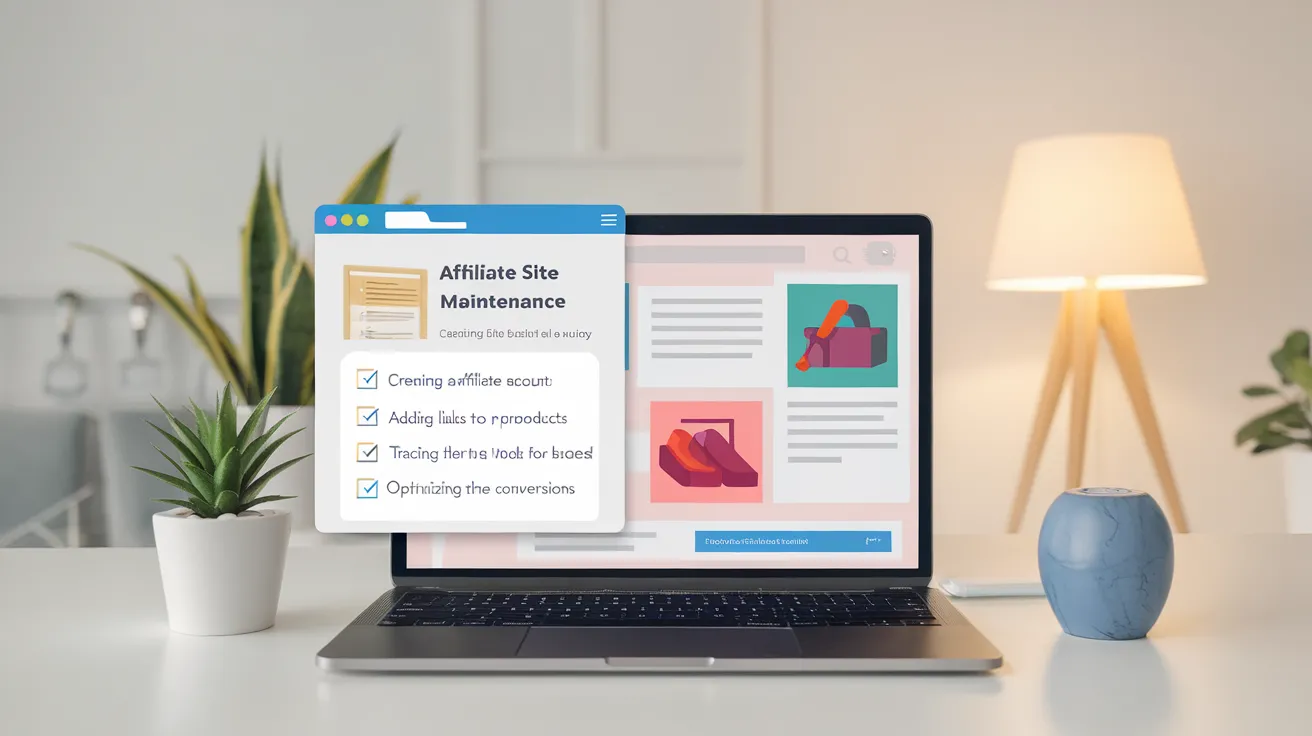 affiliate site maintenance for beginners