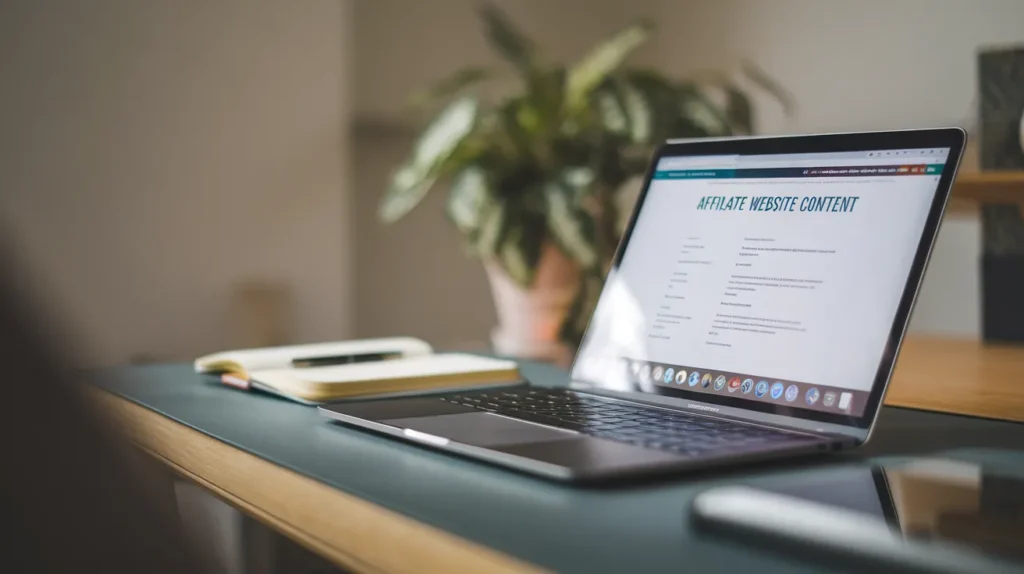 affiliate website content for beginners