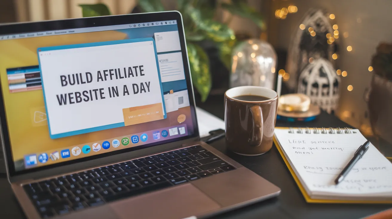 build affiliate website in day