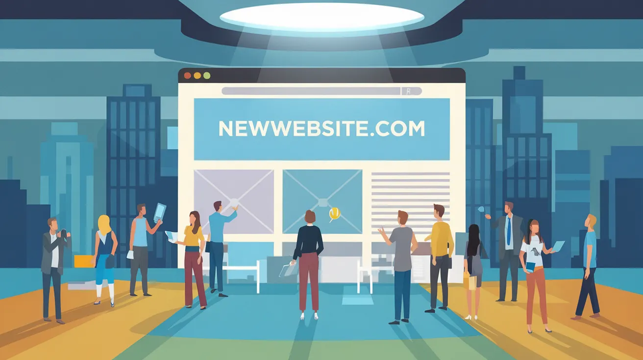 get visitors to new website